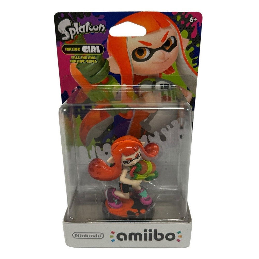 Nintendo Amiibo Orange Inkling Girl Figure Splatoon Series Switch Wii U 3DS NEW